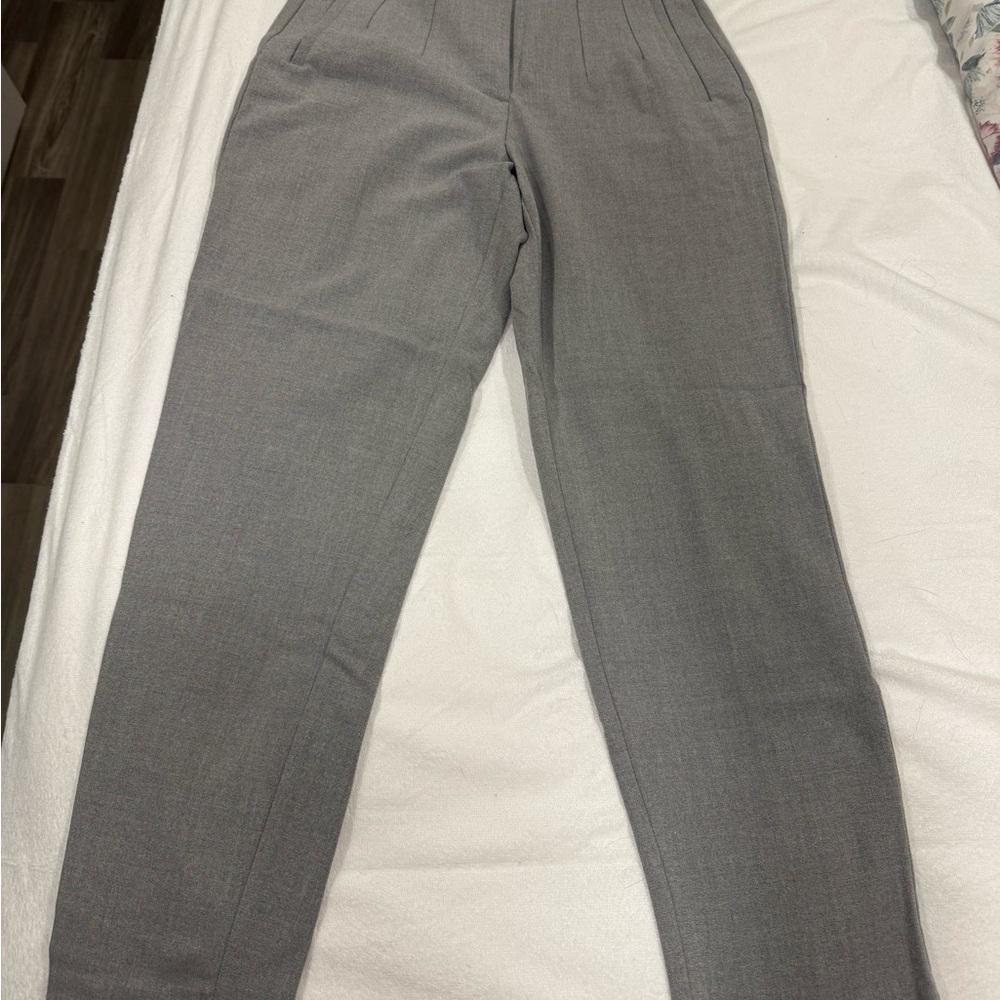 Zara Men's Elegant Gray Dress Pants